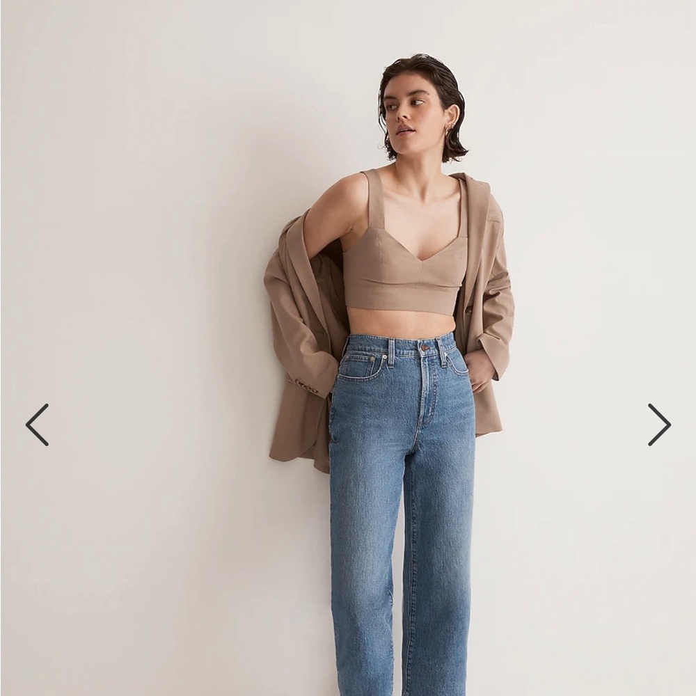 Perfect Vintage Wide-Leg Crop Jean in Cresslow Wash. Worn fewer <10x. Like new!